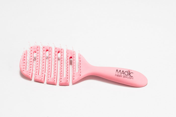 Magic Hair Brush – Pink Print