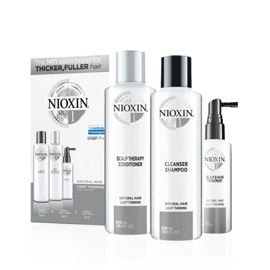 Nioxin System One Starter Kit For Natural Hair With Light Thinning