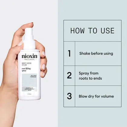 Nioxin Density Defend Styling Root Lifting Spray, Thickening Hair Spray 150ml