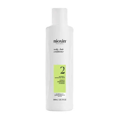 Nioxin System 2 Scalp & Hair Thickening Conditioner for Natural Hair with Progressed Thinning 300ml