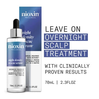 Nioxin Night Density Rescue Serum - Overnight Hair Thickening Treatment