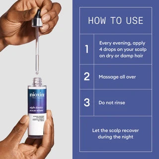 Nioxin Night Density Rescue Serum - Overnight Hair Thickening Treatment