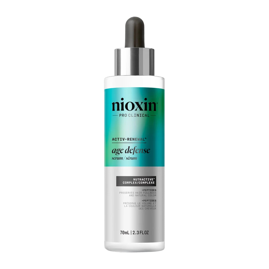 Nioxin Age Defense Anti Ageing Hair Serum | Leave-in Scalp Treatment with Peptide