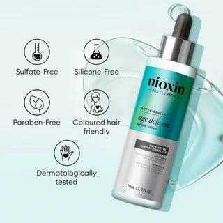 Nioxin Age Defense Anti Ageing Hair Serum | Leave-in Scalp Treatment with Peptide