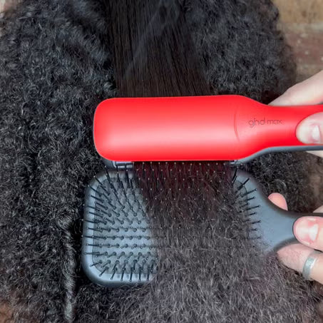 GHD Max Wide Plate Hair Straightener - Radiant Red